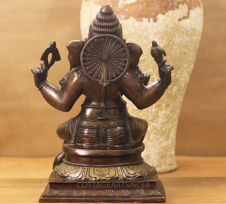 Brass Ganesha Bronze Finish
