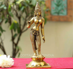 Brass Uma Parameshwari 12"