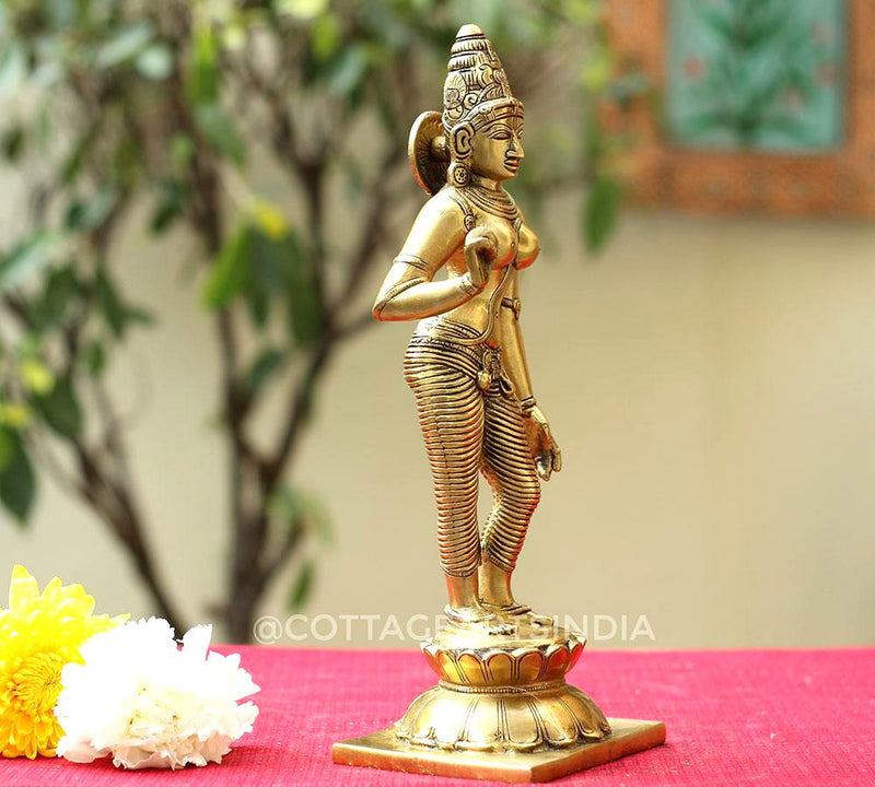 Brass Uma Parameshwari 12"