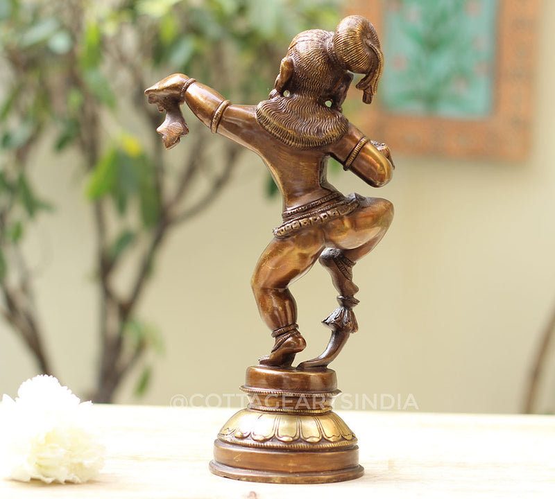 Brass Bala Krishna Dancing 12"