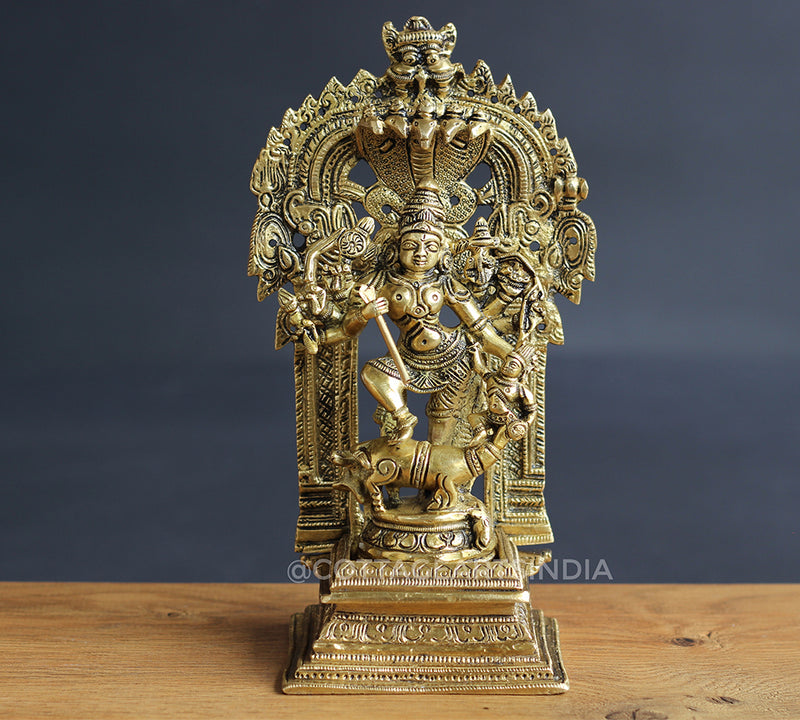 Brass Durga Mahishasura
