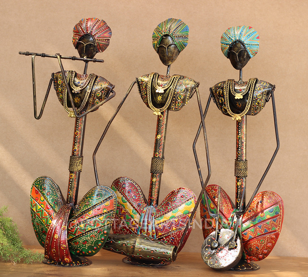 Rajasthani Tibal Musicians Set of 3