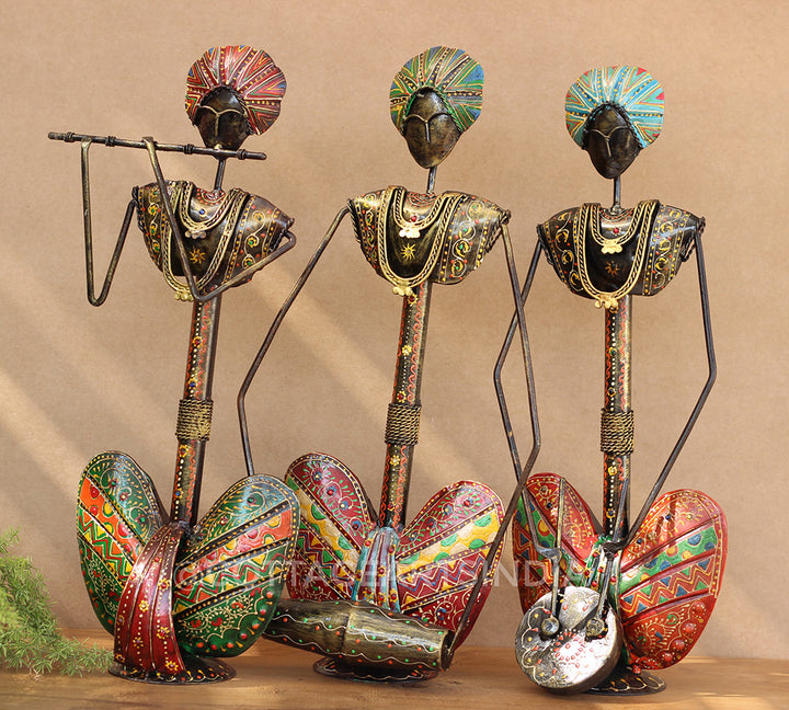 Rajasthani Tibal Musicians Set of 3
