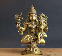Brass Shiva Parvati Chola Style