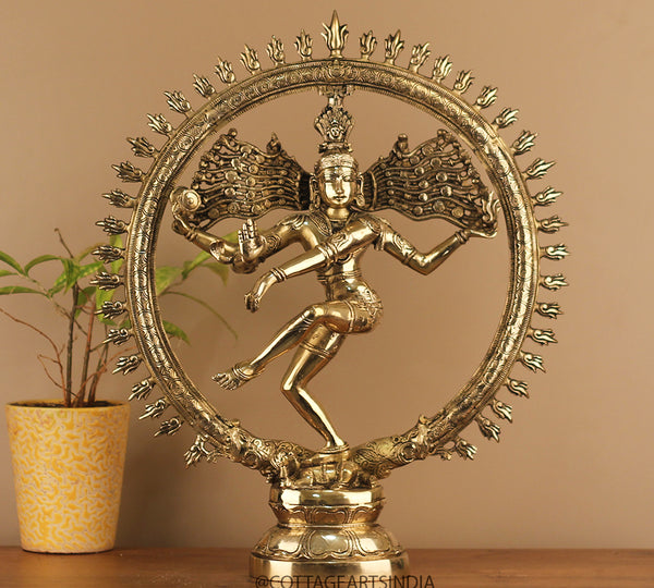 Brass Natraja Dancing Shiva