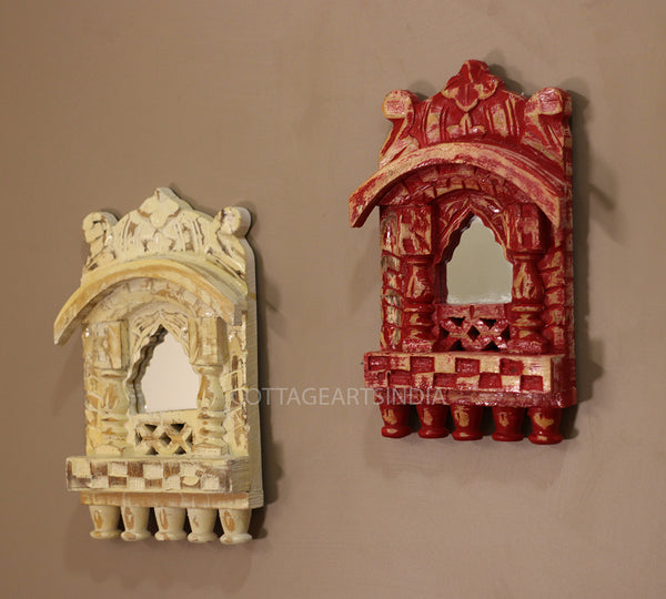 Wooden Jharokha Set of 2