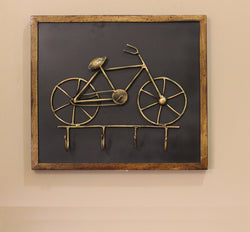 Wooden Wall Hanging Bicycle Key Holder