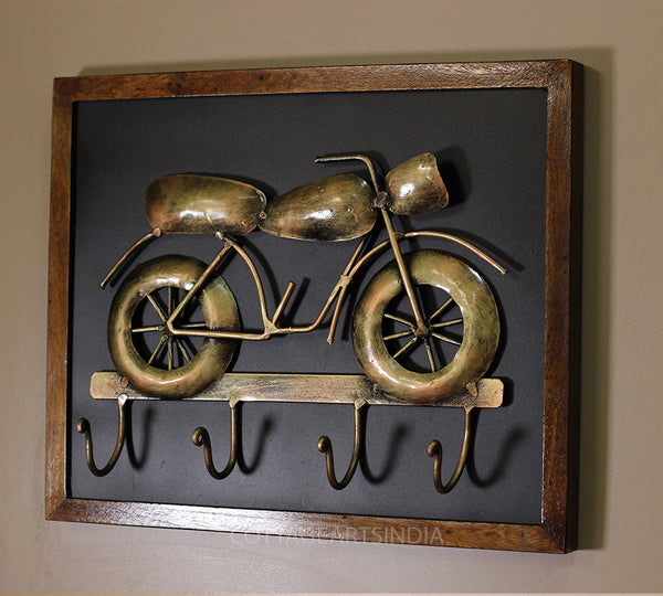 Wooden Wall Hanging Bike Key Hanger