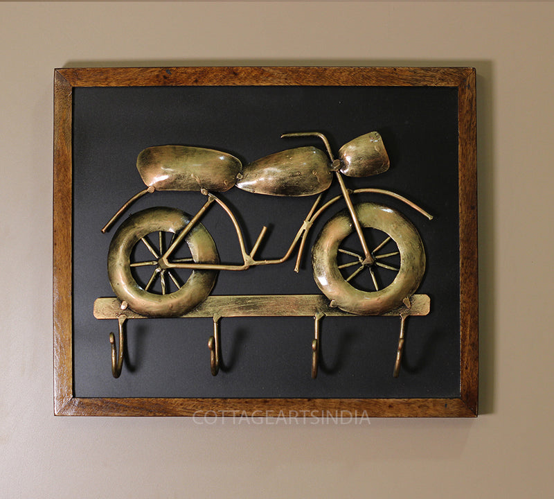 Wooden Wall Hanging Bike Key Hanger