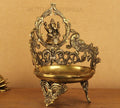Brass Ganesha Laxmi Urli