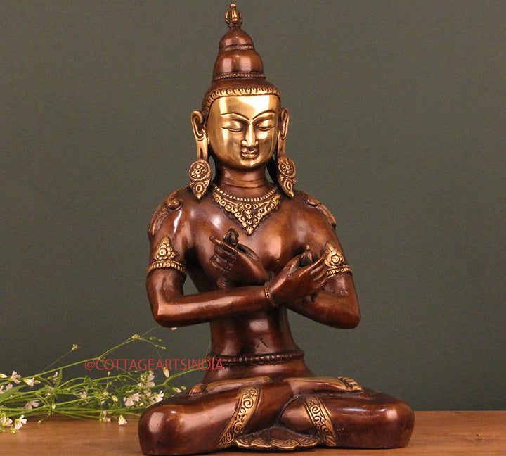 Brass Buddha Vajra Sattva