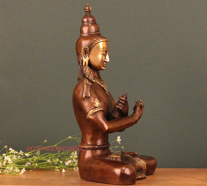 Brass Buddha Vajra Sattva