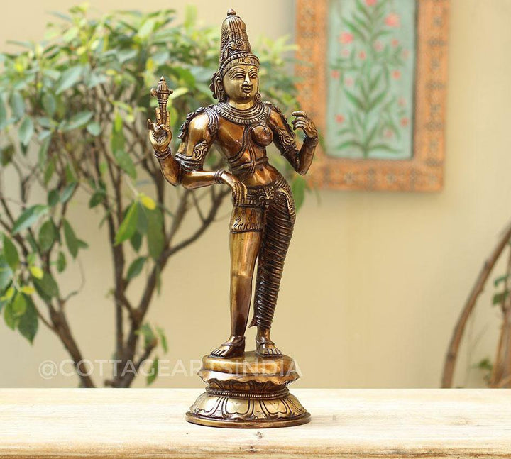 Brass Ardhanarashivara 19"
