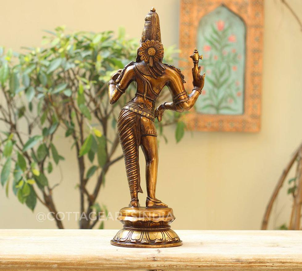 Brass Ardhanarashivara 19"