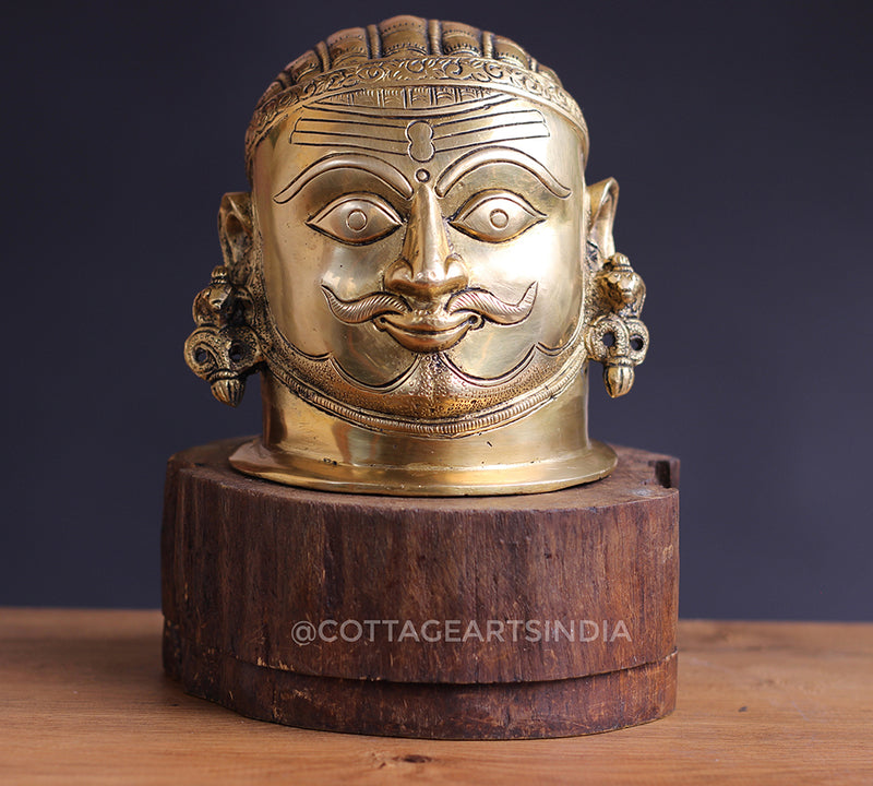 Brass Shiva Mukhlingam