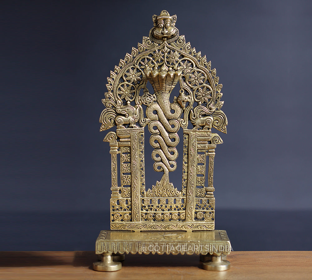 Brass Singhasan / Aasan 10 "