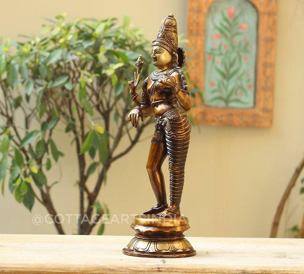 Brass Ardhanarashivara 19"