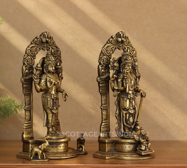 Brass Laxmi and Narayan