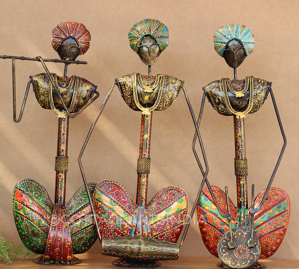 Rajasthani Tibal Musicians Set of 3
