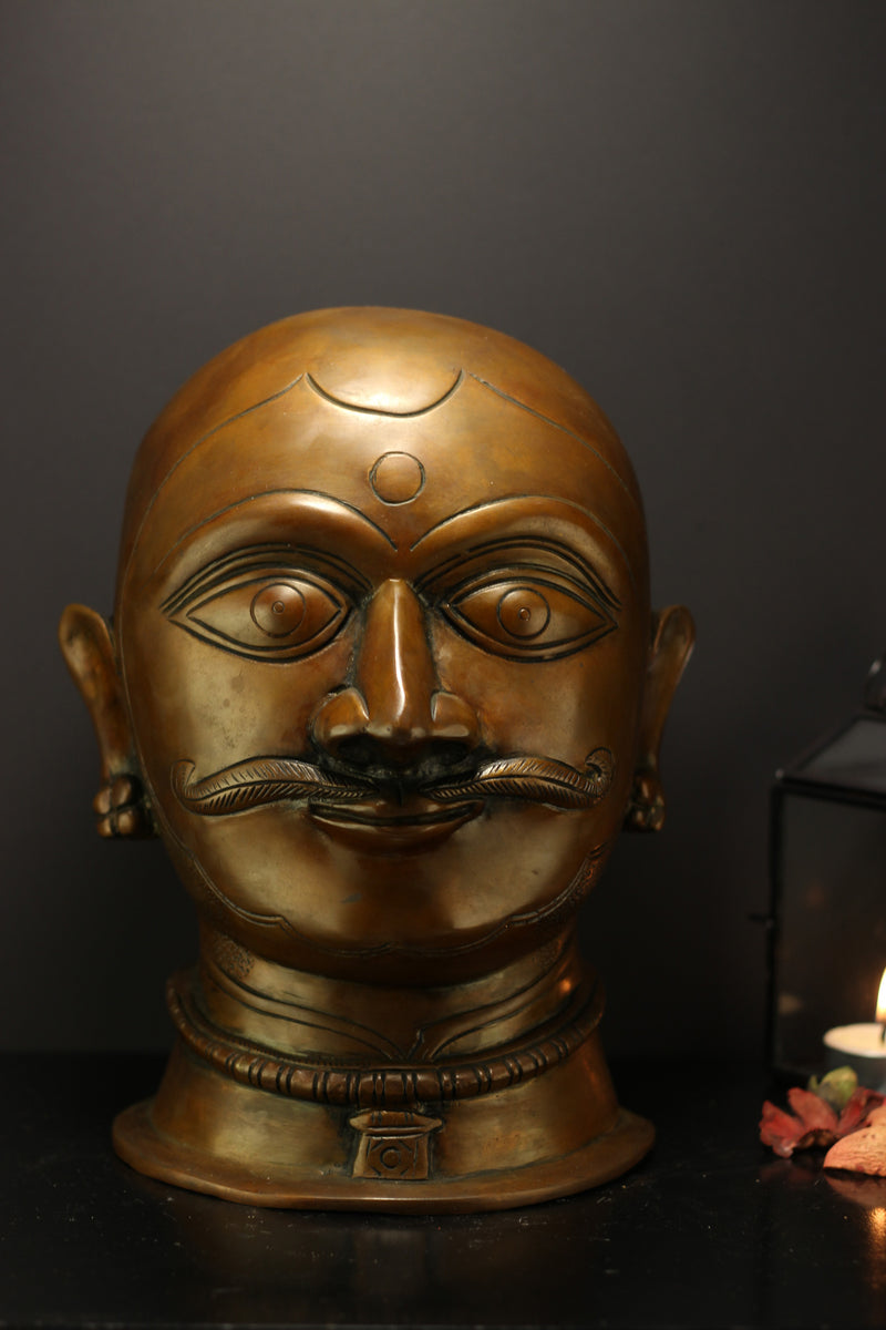 Brass Shiva Mukhlingam Face
