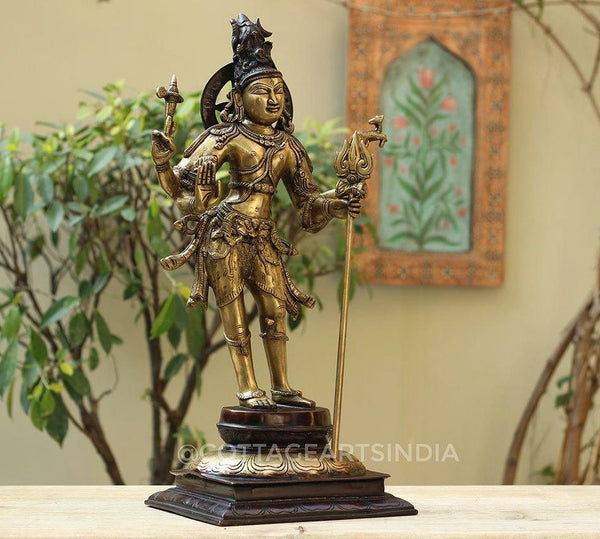 Brass Shiva Standing 22"