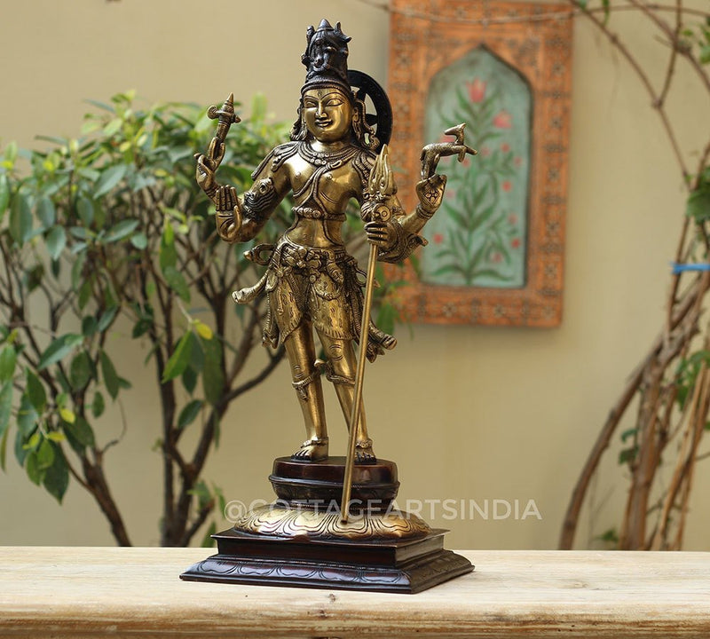 Brass Shiva Standing 22"