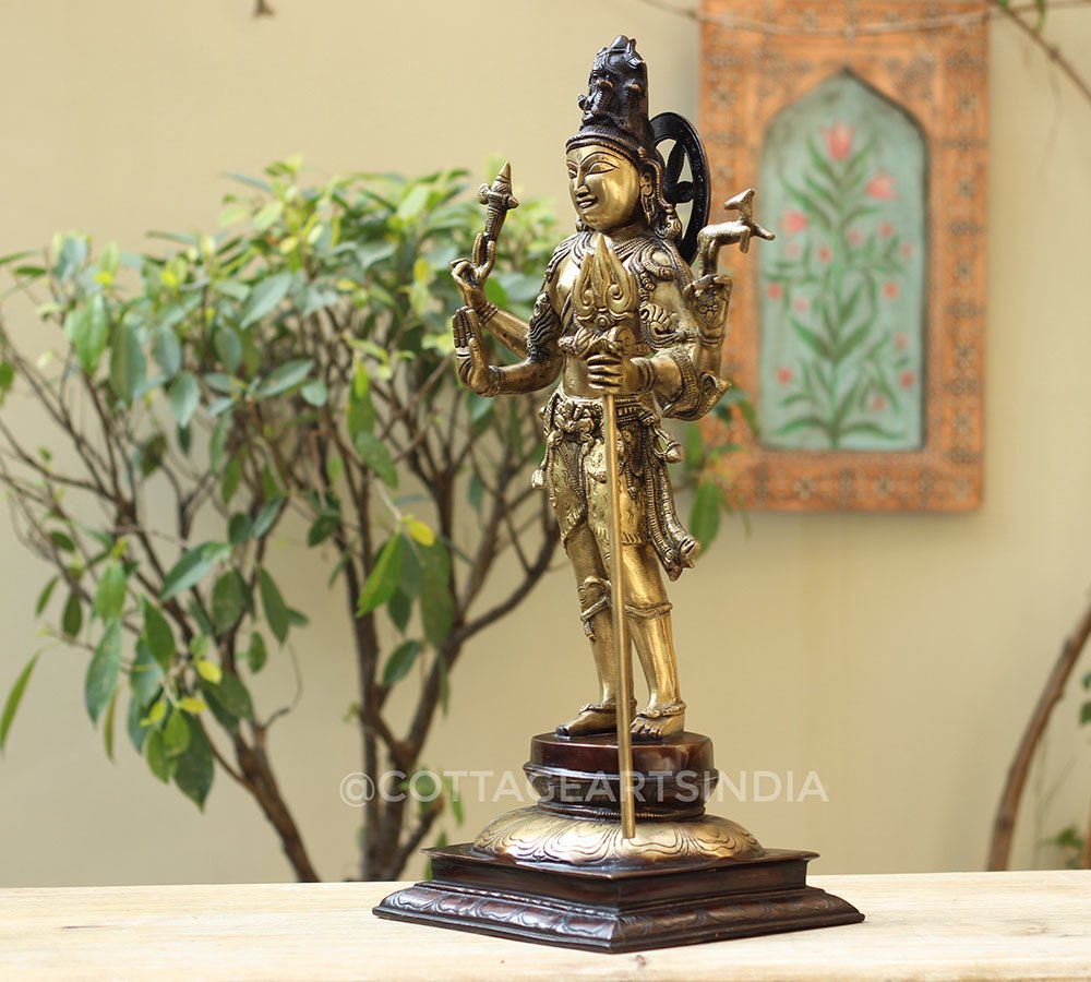 Brass Shiva Standing 22"