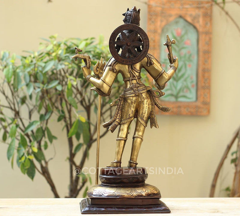 Brass Shiva Standing 22"