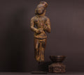 Vintage Wood / Resin Lady Figure