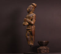 Vintage Wood / Resin Lady Figure