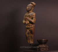 Vintage Wood / Resin Lady Figure