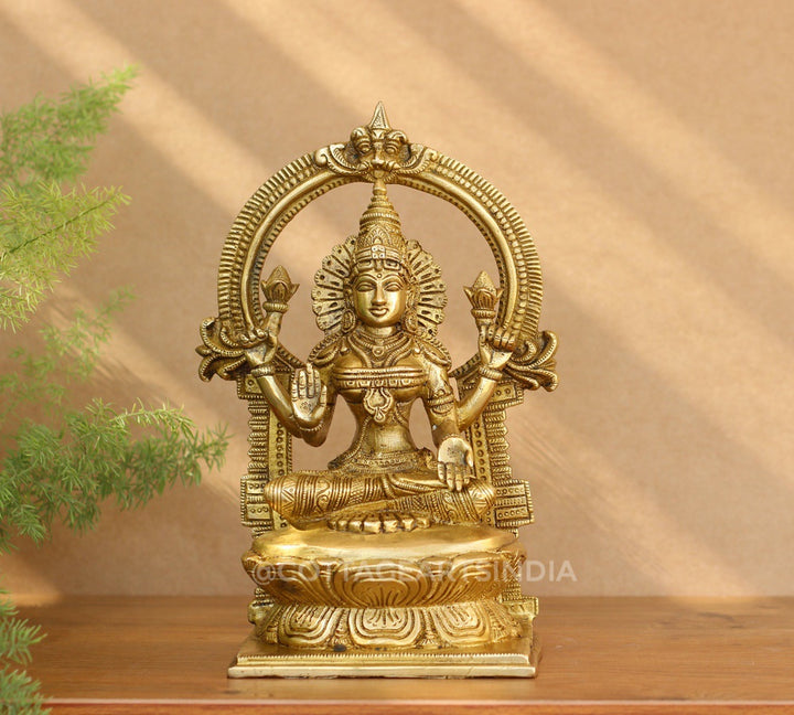 Brass Laxmi Prabhawali 10"