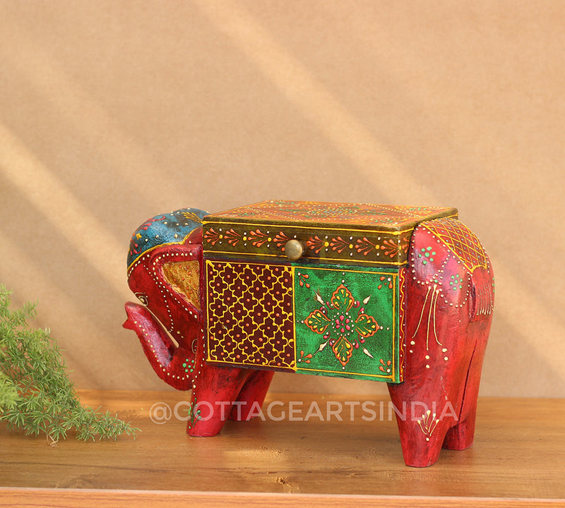 Elephant Wooden Box