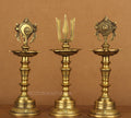 Brass Vilakku Lamp 12"