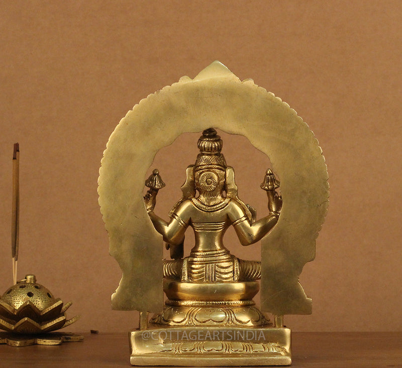 Brass Ganesh Laxmi