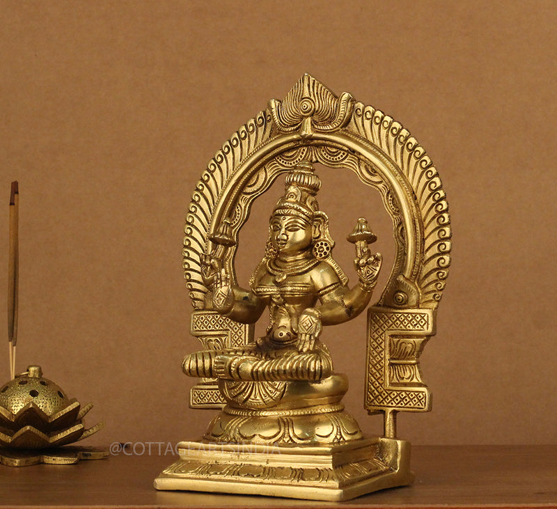 Brass Ganesh Laxmi