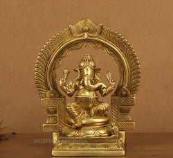 Brass Ganesh Laxmi