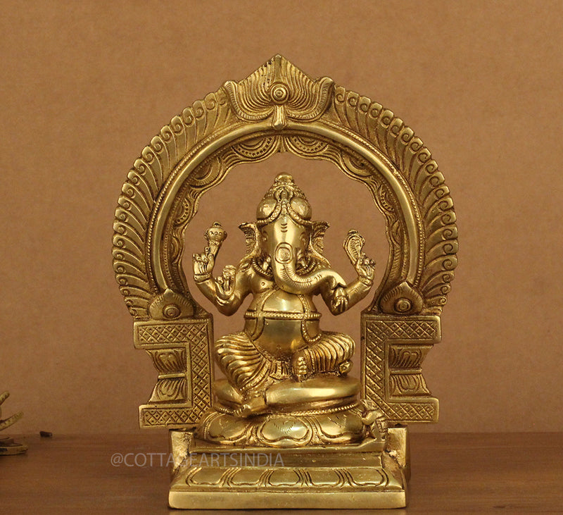 Brass Ganesh Laxmi