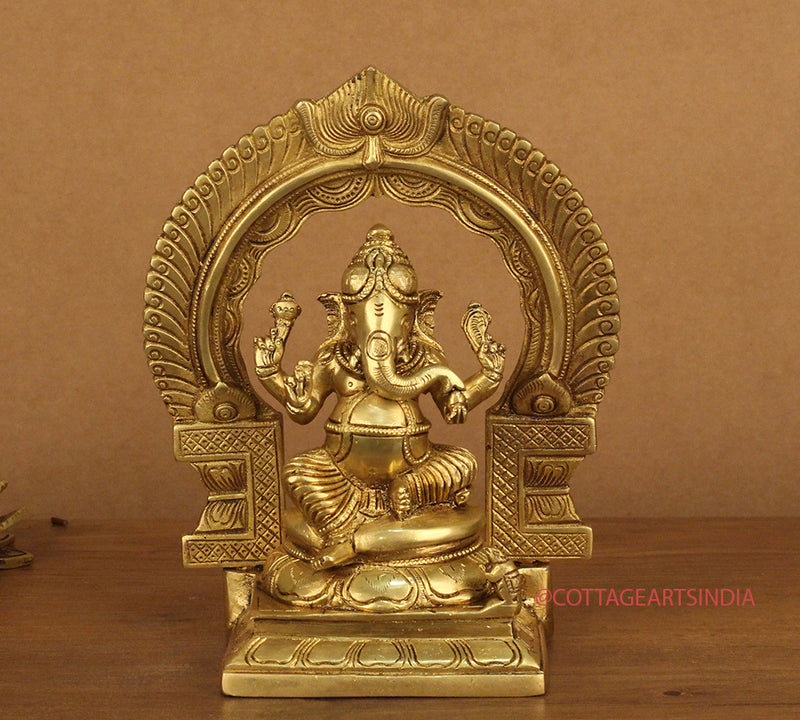 Brass Ganesh Laxmi