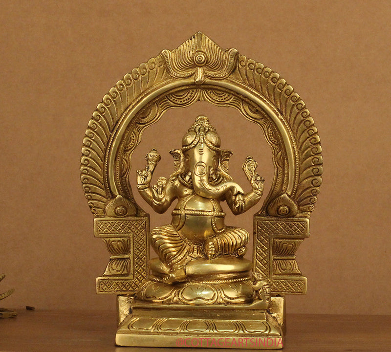 Brass Ganesh Laxmi