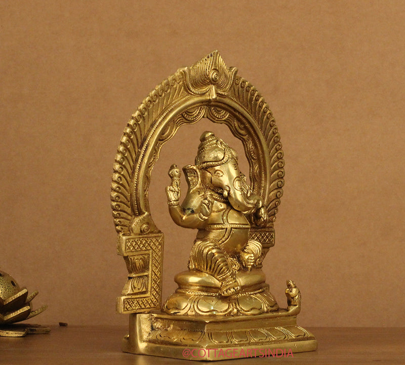 Brass Ganesh Laxmi