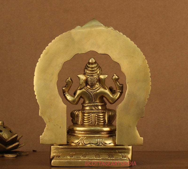 Brass Ganesh Laxmi