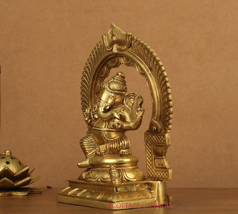 Brass Ganesh Laxmi