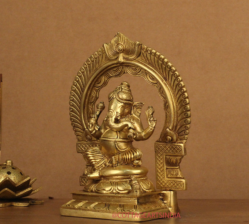 Brass Ganesh Laxmi