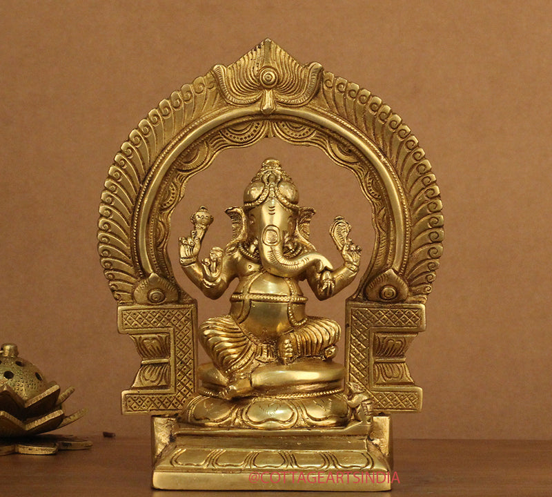 Brass Ganesh Laxmi