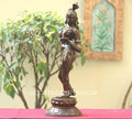 Brass Apsara Courtesan