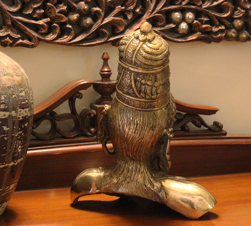 Brass Parvati Bust