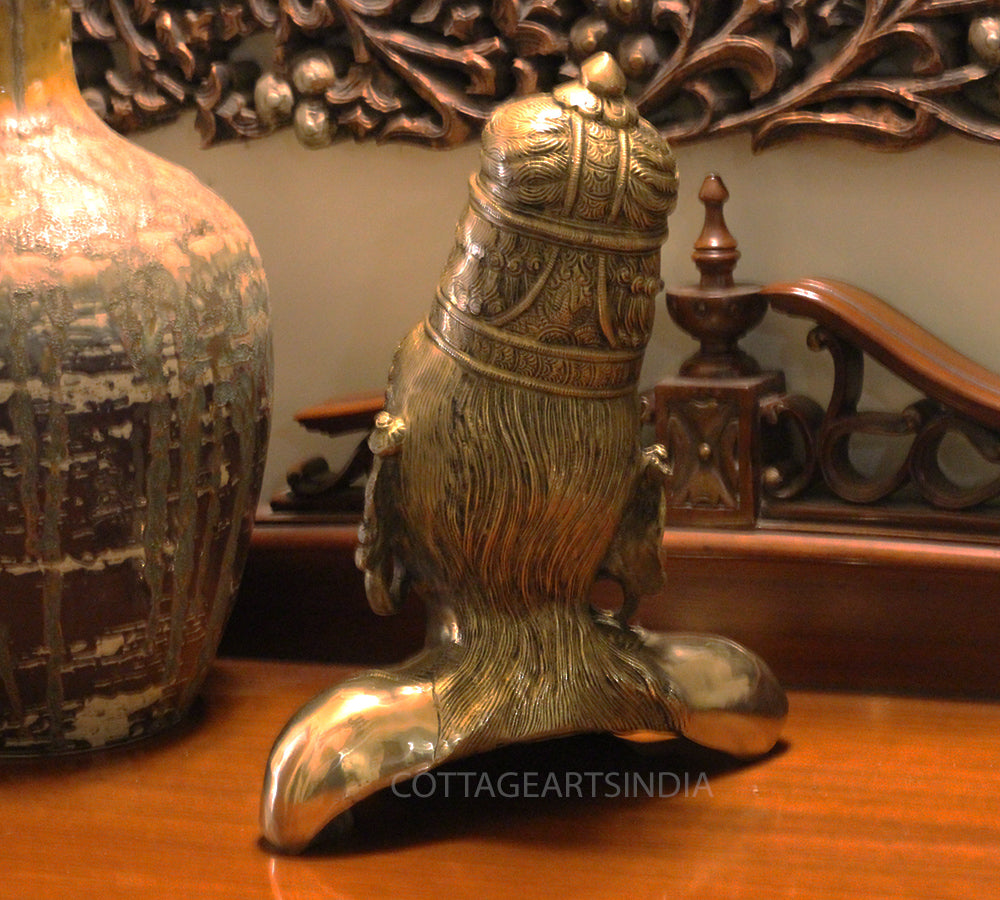 Brass Parvati Bust