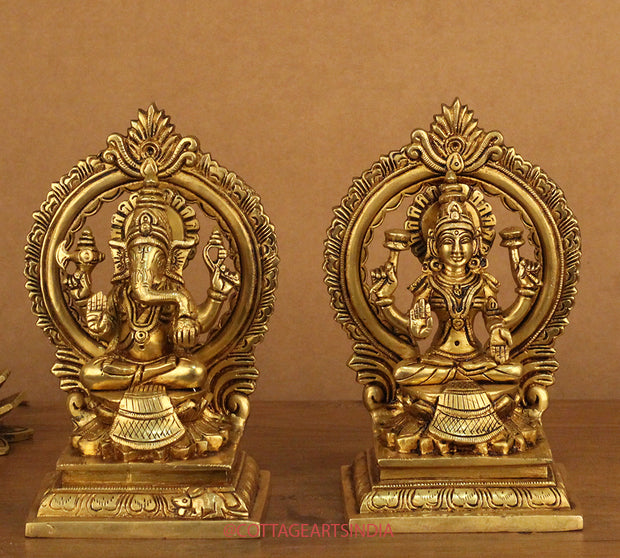 Brass Laxmi Ganesh