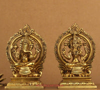 Brass Laxmi Ganesh